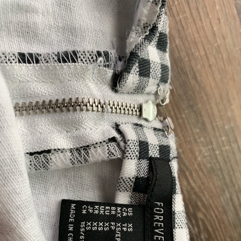 Checkered Mini Skirt